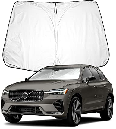 BIXUAN XC60 2024 Parasol Compatible con Volvo XC60 2018-2023 2024 Parabrisas para el Parabrisas Delantero del Coche Cubierta del Parabrisas del Parabrisas Delantero Bloqueado Cubierta UV