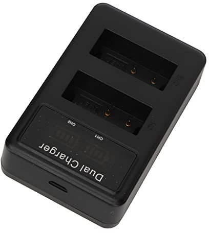 Camera Battery Charger, Portable Power Display Digital Camera Dual Battery Charger Universal For 750D For M6mark2 For M5 For R10