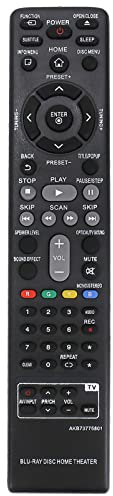 VINABTY Télécommande de Remplacement AKB73775801 pour LG Blu-Ray Disc Home Cinéma BH5140S BH5140 LHB655 BH4030S BH6530TW BH5440P LHB655FB