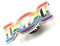 LGBT Anstecknadel Pride It's In My DNA Science Understanding aus Metall und Emaille, Metall