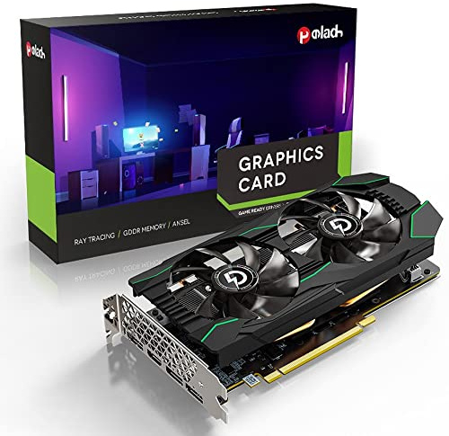 HUIOP Carte Graphique de Jeu RTX2060 Super 8G Mémoire 8G/256bit/GDDR6 Prise en Charge maximale de la résolution 8K avec interfaces de Sortie 3 * DP + HD,Carte Graphique de Jeu