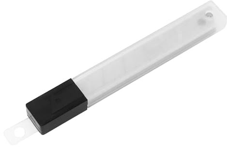 Raylu Paper - Lot de 10 Lames de Cutter de Rechange de 9 mm pour Recharger les Cutters Professionnels, Lames en Acier Renforcées Affutées et Résistantes (9mm)