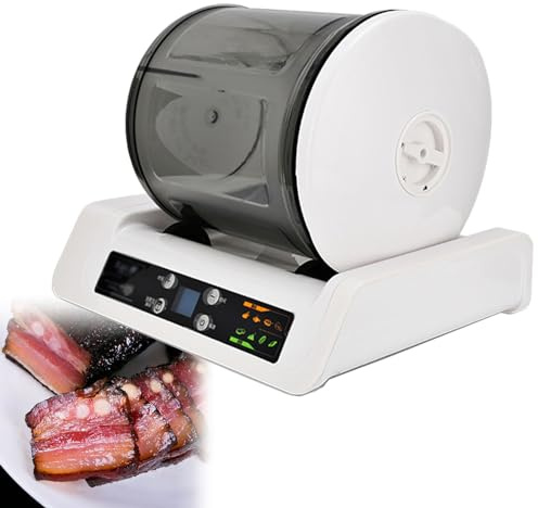 Hydravex Vakuum-Marinierungssystem, Kommerzielle Fleischmariniermaschine, Vakuum-Marinator FüR Fleisch Und GemüSe Mit 5 L FassungsvermöGen, Beizfass FüR Rind, Schwein, Hammel, Huhn