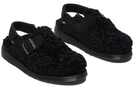 Dr. Martens Damen 1460 Lace To Toe Fur Lined Nappa Leather Up Boots, Schwarz, 39 EU