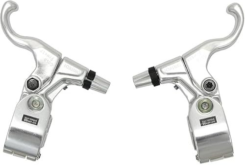 Dia-COMPE TECH99DS Gold Finger Bremshebel-Set für Fixie & BMX, Silber, DP2524, Silber