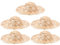 VILLCASE Mini Straw Hats, 5pcs, Khaki, Synthetic Material, DIY Craft Decoration Accessories