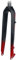 LYMFCFC Fourche VTT Entièrement en Fibre De Carbone 29 Pouces Fourche Rigide QR 9X100mm / Frein À Disque Fourche De Vélo Conique 1-1/2 Fourche Avant De Bicyclette C,29in