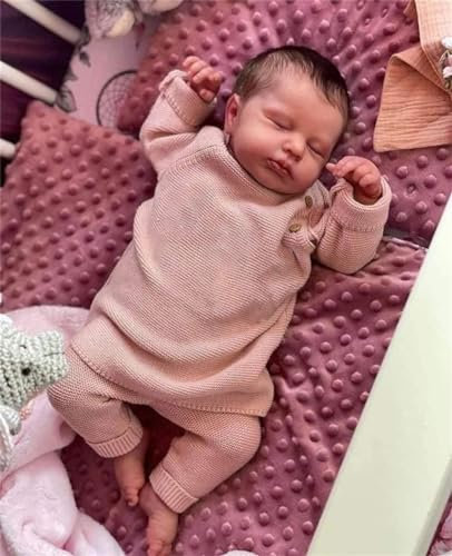 Zero pam Reborn Baby Dolls Girls 50 CM Realistic Silicone Dolls Full Body Lifelike Sleeping Newborn Baby Dolls Anatomically Correct For Girls Toys