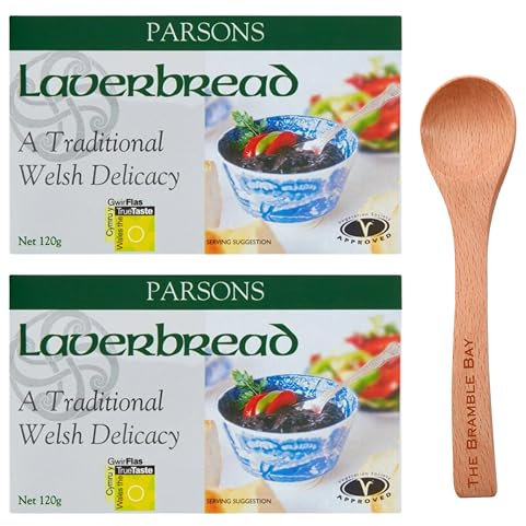 Laverbread Welsh 120g x2, Wooden Spoon