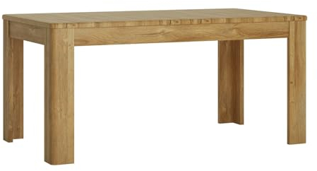 möbelando Kulissentisch >Cortina< ausziehbar bis 200cm, in Grandson Eiche Dekor - 160(200) x75,5x90 (BxHxT)