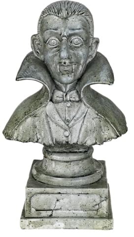 Horror-Shop Dracula Büste als Gothic Deko 28cm