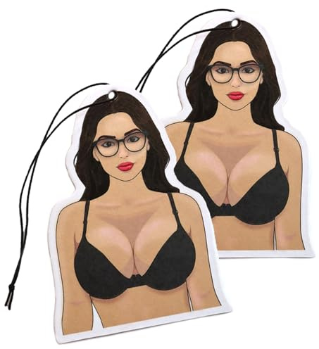 2er Set Tuning Lufterfrischer Duftbaum fürs Auto Air Freshener Design Duft Anhänger (2x Lady)