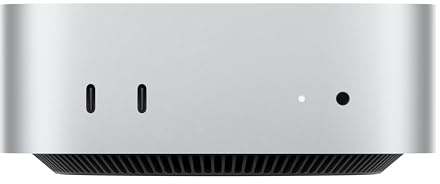 Apple Mac mini, dator med M4 Pro-chip, 12 kärnig processor och 16-kärnig grafik: 24GB enhetligt minne, 512GB SSD-lagring, Gigabit Ethernet. Fungerar med iPhone/iPad