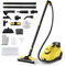 COSTWAY Nettoyeur Vapeur Portable de 2000W pour Maison, Machine à Nettoyer à Vapeur Roulante Pression Haute de 5 Bars avec Accessoires & Réservoir de 1,8 L, pour Sol Fenêtre Verre Tapis (Jaune)