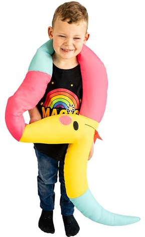 MagicMeadow Balance Snake Sensory Toy | Sensory Autism-Friendly Plush Toy | Educational Special Needs Resource Enriching Play & Exploration | Soft Stuffed Toddler Toy for Kids