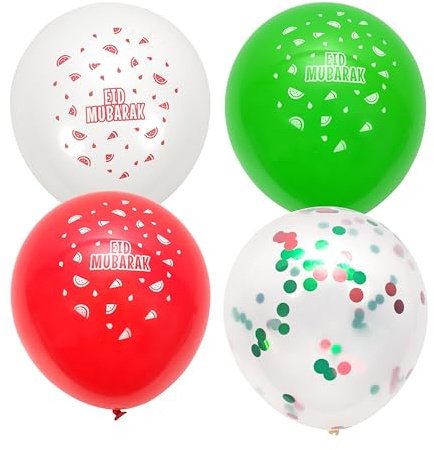 Eid Mubarak Palästina Thema Dekoration Luftballons - Wassermelone Dekoration Latex Ballons