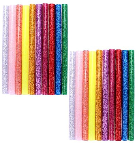 TEMPNAP 100 Stick Di Colla A Caldo Glitterati Per Scarpe Gioielli Artigianato Grandi Stick Di Colla