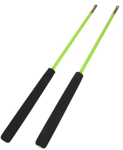 IMIKEYA Bâtons De Diabolo Chinois En 2 Pièces - 35 Cm - Baguettes De Jonglage De Remplacement Pour Yoyo Et Diabolo Idéal Pour Les Performances De Jonglerie Couleur Verte