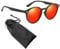 Neyeau Blue Light Blocking Glasses Men Red Light Glasses Comes with a Black Glasses Bag Effectively Relieve Eye Fatigue and Improve Sleep Suitable for Screens/Games/TV (Sand Black Frame Red Film)