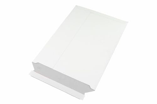 Versandtasche aus Vollpappe, A3, weiß, Abm (LxB): 320x455mm, Grammatur 450g/qm, 150 Stück, VerPal
