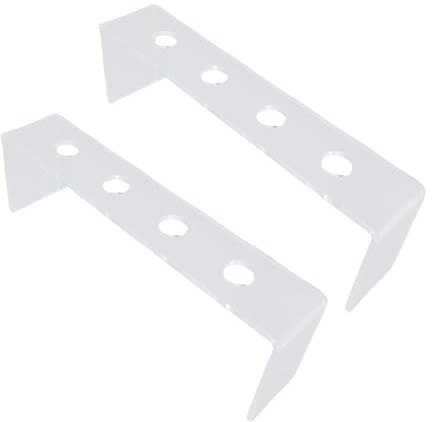 Greensen Acryl-Weinkorkenhalter, 2 Stück Transparent 4-Fach Weinkorken-Display für Theke Bar China-Schrank mit Robustem Elegantem Design