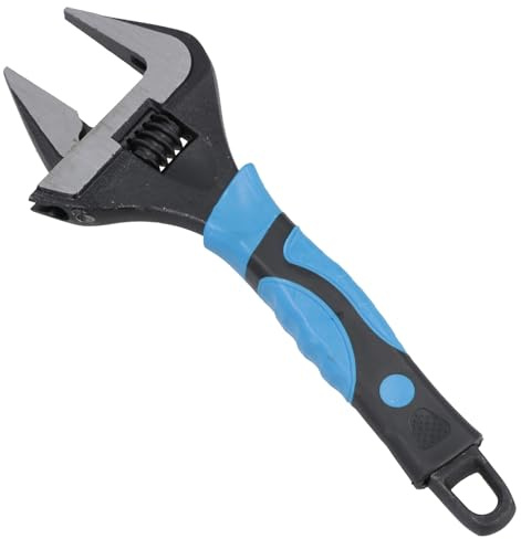 AB Tools 10 Inch Extra Wide Slim Jaw Adjustable Spanner Wrench 50mm Max Opening