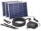 Esotec Solar Bachlaufset Waterfall 150 5000 Pro, Komplettset, Bachlaufpumpe 5000l/h, Solarmodule 150Wp, Erdspieß, Teichpumpe, DIY Solarbrunnen draussen, Wasserspiel außen, Gartenteich, 2,5m 101972