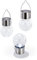 esotec Solarlaterne Lampion außen CRACKLE BALL | 3er SET Hängeleuchte Kugelleuchte Bruchglas-Optik hängend Baumlicht | LED Gartenbeleuchtung Campinglicht outdoor | IP44 wetterfest kaltweiß 102308
