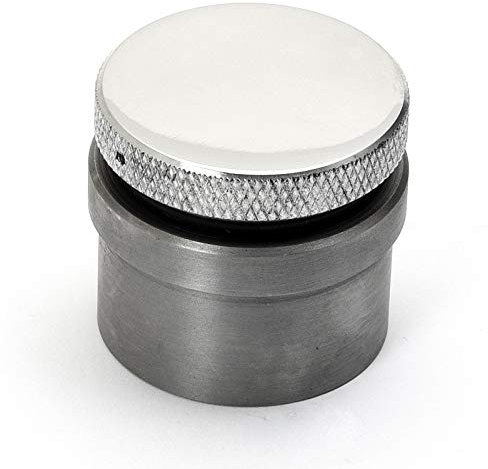 Bouchon de réservoir en aluminium poli de Dock66, aéré pour le soudage.