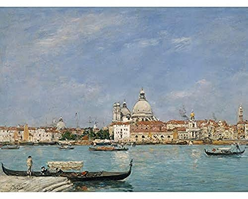 Eugene Louis Boudin Venedig Kunstdruck auf Leinwand, Premium-Wanddekoration, Poster