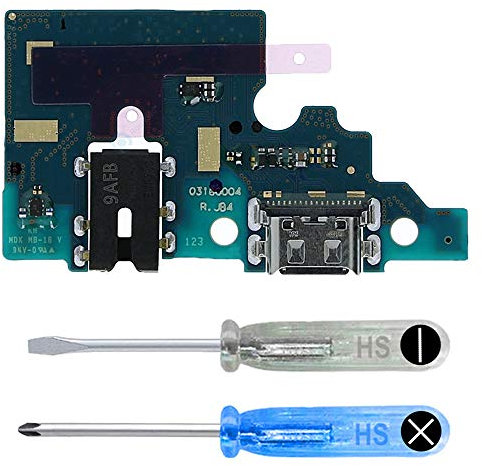 MMOBIEL Ladebuchse Kompatibel mit Samsung Galaxy A51 2019 - Dock Connector USB C - Audio Jack/Mikrofon/Antenne Ersatz - Inkl. Schraubenzieher