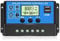 [Actualizado] Controlador de carga solar PWM de 30A, regulador placa solar de 12V/24V con pantalla LCD ajustable Puerto USB dual Configuración del temporizador Parámetro automático Solar Controller