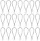 UKCOCO Cell Phone Charm Strap- 100 Pcs Phone Charm Cords Mobile Phone Lanyard Split Ring Strap Black Lanyard for Cell Phone, USB Drive, Keyring, MP3 Player, DIY Accessories