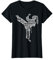 Mädchen Karate Typografie Fun Kampfsport Schwarz Gürtel Grafik T-Shirt