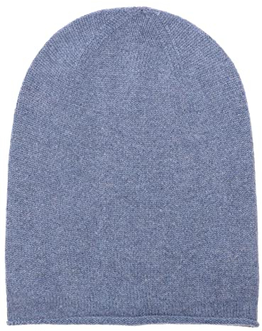 Zwillingsherz Slouch-Beanie-Mütze aus 100% Kaschmir - Hochwertige Strickmütze für Damen Mädchen Jungen - Hat - Unisex - One Size – Mütze warm weich kuschelig im Frühjahr Herbst und Winter