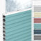 bobodeco Wabenplissee Plissee ohne Bohren Verdunkelung Klemmfix Thermo Verdunklungsplissee, Hellblau-Weiß 90x120 cm(BxH), 100% Verdunkelnd & Sicht- & Schallschutz, Wärmeisolierung für Fenster & Tür