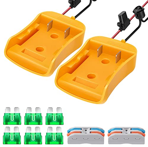 SoulBay Adattatore batteria adattatore convertitore convertitore per Dewalt 20V 18V kit convertitore batteria compatibile con DCB140 DCB180 DCB182 DCB184 DCB200 DCB201 DCB203 DCB204 DCB205 DCB206
