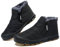 Winterschuhe Herren Warm Gefüttert Schneestiefel Reißverschluss Kurzschaft Stiefel Flach Winter Outdoor Boots Bequem Rutschfeste Winterstiefel Volles Schwarz 40 EU
