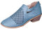 Stiefeletten Damen Find Mode Damenschuhe atmungsaktiver Chunky High Heels retro Reißverschluss kurze Stiefel Lammfell Gefüttert Damen (Blue, 38)