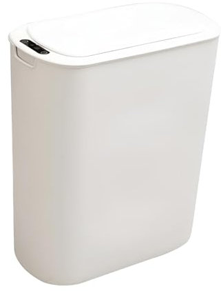 kowaku Poubelle intelligente sans contact, poubelle à mouvement automatique de 25l, grande capacité, poubelle étroite et Durable pour salle de bains, dortoir
