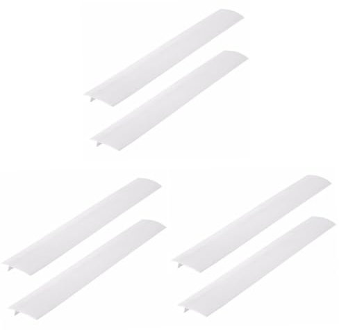 Mobestech 6pcs Stove Counter Gap Cover White Sealing Tape Kitchen Top Protector for Gas Hob