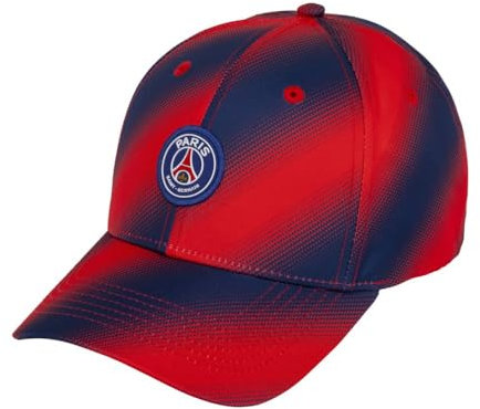 Paris Saint-Germain Kappe PSG – Offizielle Kollektion, verstellbare Größe, für Erwachsene, Herren, rot, Einheitsgröße