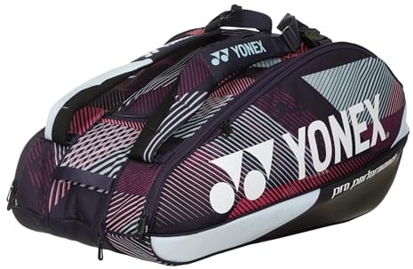 YONEX pro racquet bag 9 pcs Schlägertasche Lila - Grau