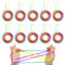 10 Stück Fingertwist,Länge 160 cm Fadenspiel,Fingerspiele Kinder,Gummitwist,Gummi Twist Spiel ideal Als Kleine Geschenke, Mitgebsel und für Den Schulhof