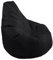 AD.CON Indoor Gamer Sitzsack mit ECO Füllung Puff Relax-Sessel Sitzkissen Bodenkissen Bean Bag 100x90x95cm 300L Schwarz
