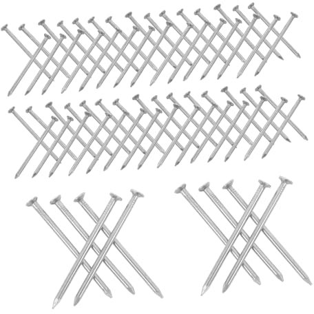 JECOMPRIS großer runder Nagel Holznagel nagelzubehör Holz Nägel Nagelset wandnagel Türnägel Betonnägel Hardware für lange Nägel Möbelnägel Straßenbolzen Landschaftsrandpfähle Eisen Dark Grey