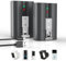 Upgraded 2 Pack Ersatz für Ring Akku, 7200mAh High Endurance Li-Ion Kamera Akku kompatibel mit Ring-Doorbell 2/3/4/3plus, Stick Up Cam Akku (2nd/3rd Gen) /Spotlight Cam/Peephole Cam
