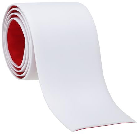PATIKIL Striscia di Transizione Autoadesiva per Pavimenti Nastro Rivestimento in Laminato Vinilico per Unire Fessure Pavimento Porte Moquette Piastrelle, Bianco (76mm x 2m)