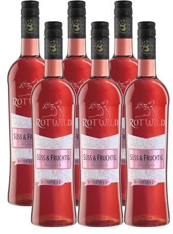 Rotwild Roséwein süß & fruchtig (6 x 0,75l)