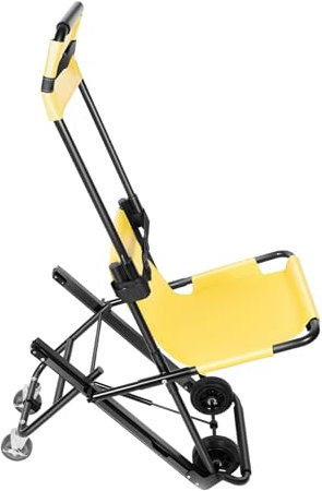 Elevador manual silla de escalera plegable para personas mayores Evacuación de Emergencia 4 Ruedas Elevador portátil de escaleras